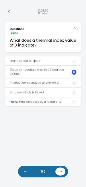 Sonography Practice Test Screenshot 3