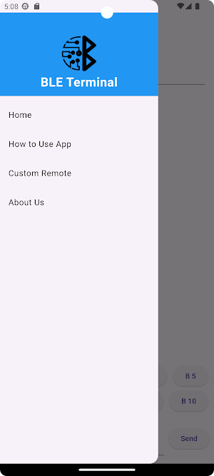 BLE Terminal Screenshot 1