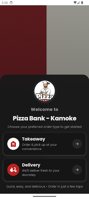 Pizza Bank Fast Food Screenshot 0