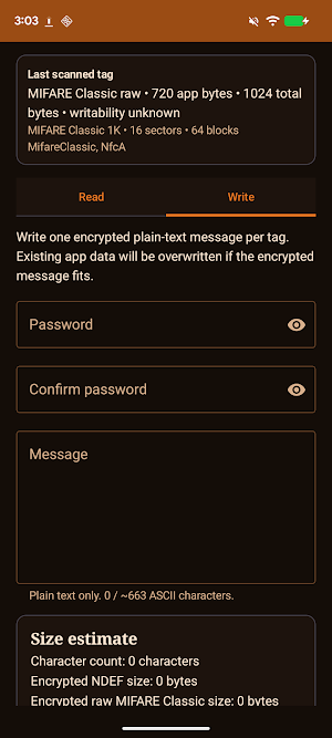 NFCommunicator Screenshot 2
