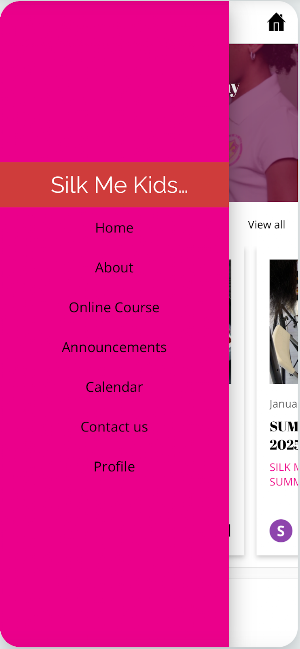 SILK ME KIDS ACADEMY Screenshot 1