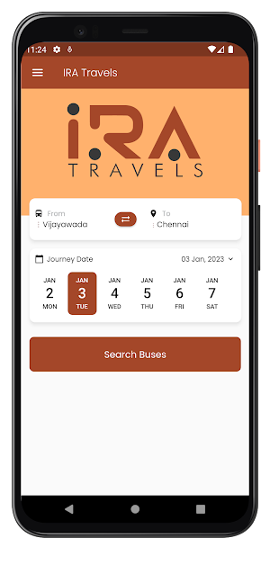 IRA Travels - Bus Tickets Screenshot 1