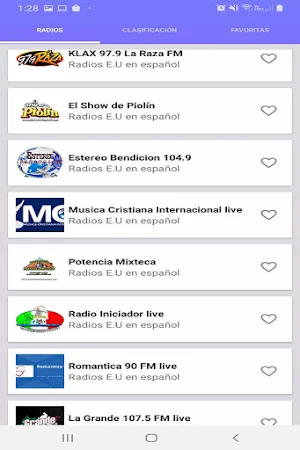Radios Latinas en Español e Ingles USA Screenshot 3