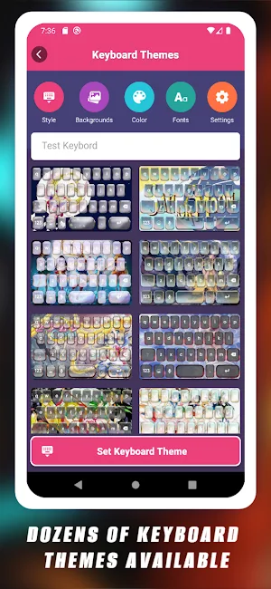 Sailor Moon Keyboard Theme Screenshot 1