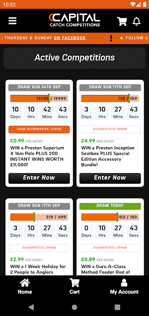 Capital Catch Competitions Screenshot 1