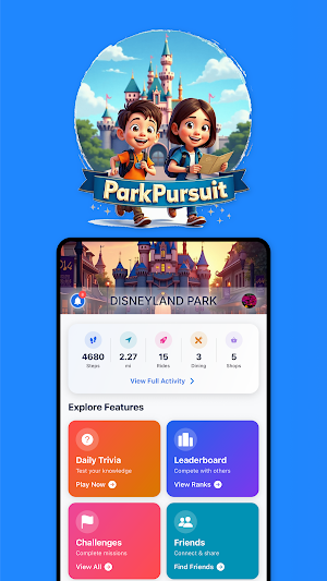 Park Pursuit: Walk. Ride. Win! Screenshot 0