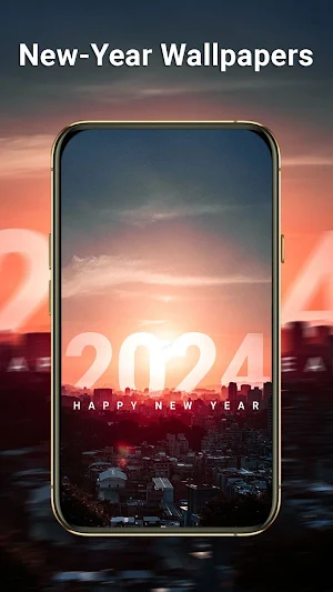Happy Year 2024 Wallpaper Screenshot 0