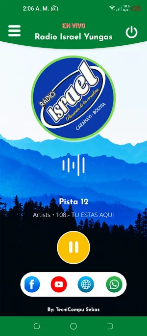 RADIO ISRAEL YUNGAS Screenshot 2
