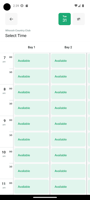 Whoosh Member App Screenshot 3