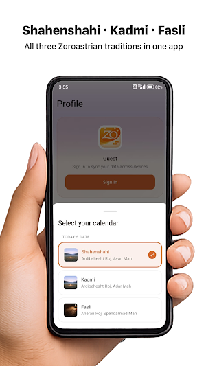 Zo Calendar Screenshot 3