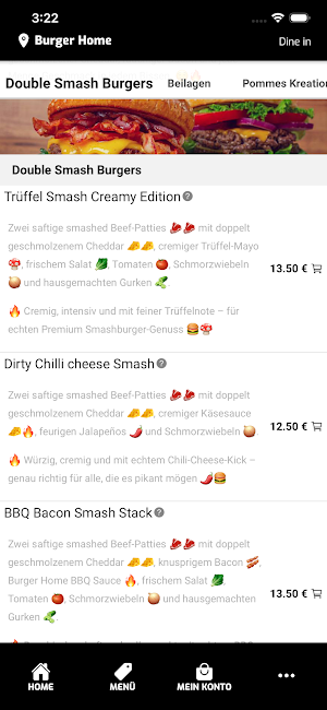 Burger Home Screenshot 2