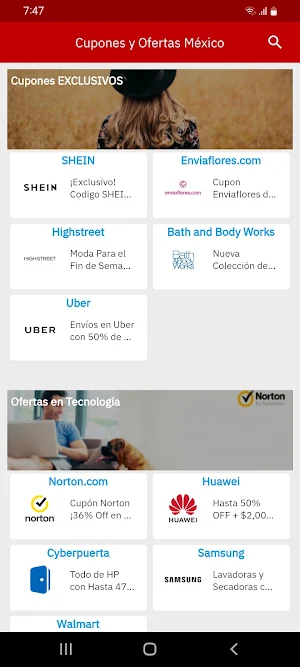 Cupones y Ofertas México Screenshot 1