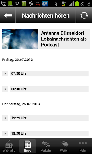 Antenne Düsseldorf Screenshot 2