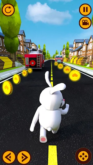 Rabbit-Cat Running Games Screenshot 0