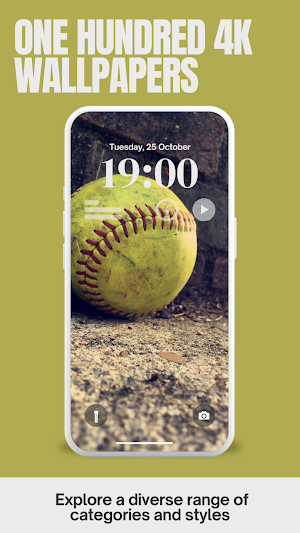Softball Wallpaper 4K Screenshot 2