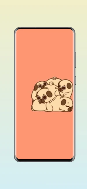Cute Pugs Live Wallpaper HD Screenshot 3