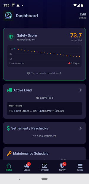 ZTrucking Driver Screenshot 0