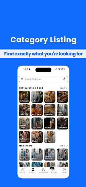 InfyFind - Everything Nearby Screenshot 1