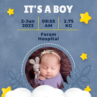 NewBorn Baby Photo Template