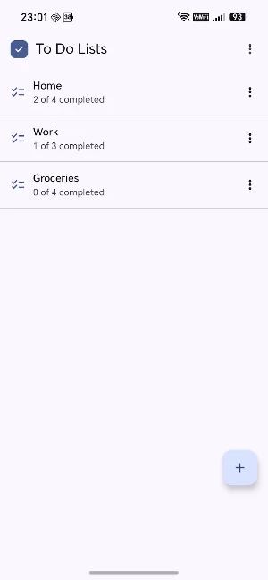 Simple To Do List Screenshot 1
