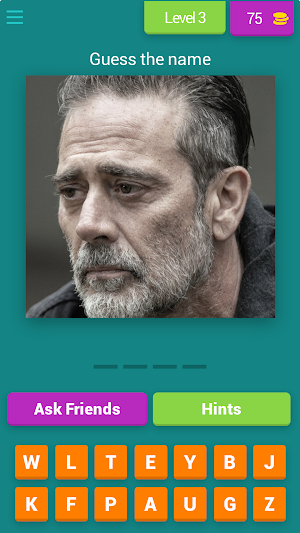 The walking dead. Guess name Screenshot 3