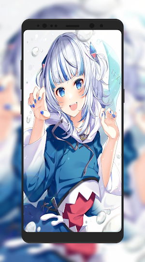 Gawr Gura Wallpaper Hd Screenshot 2