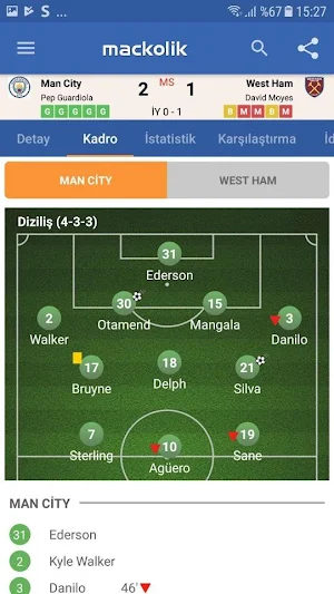 Mackolik Canlı Sonuçlar Screenshot 2