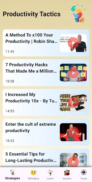 Productivity Master Class Screenshot 2