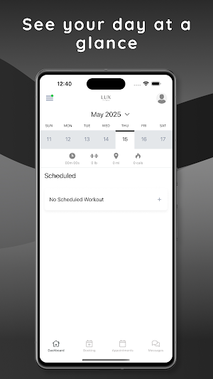 LUX Fitness Screenshot 1