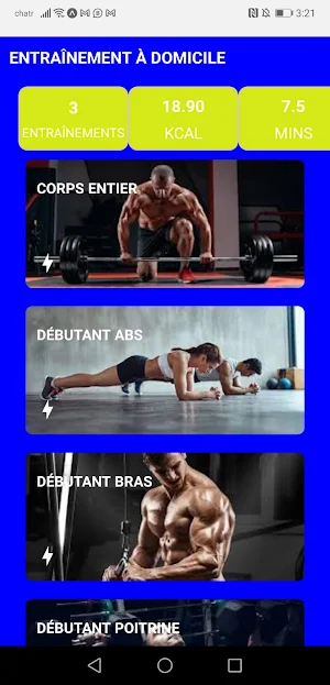 fitness sans equipement Screenshot 0