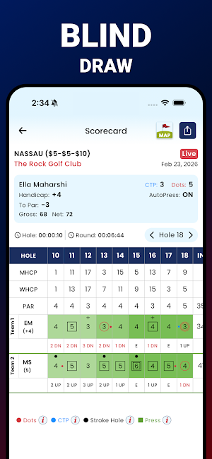 ParTeeOf18: Golf Scorecard App Screenshot 2