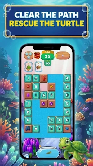 WaterWord Hit Word Game Screenshot 2