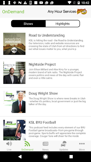 KSL NewsRadio Screenshot 1