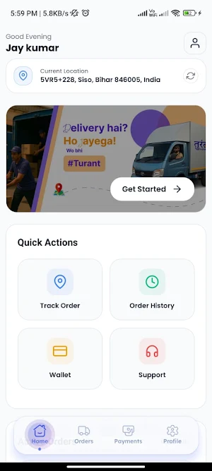 Turant Logistics Screenshot 0