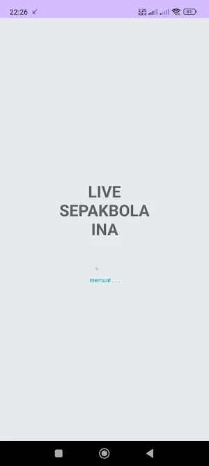 Live Sepakbola - TV INDONESIA Screenshot 0