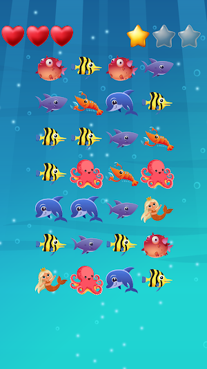 Fishy Crush Match-3 Game Screenshot 1