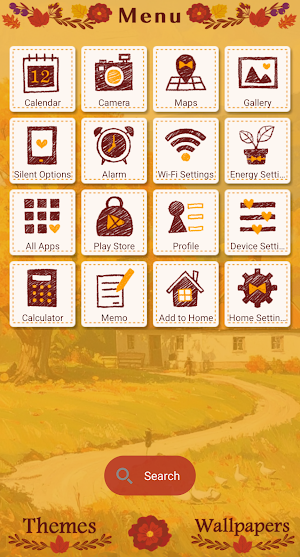 Autumn Cottage Theme +HOME Screenshot 1