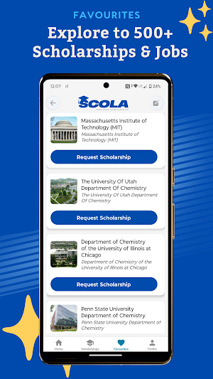Scola: Scholarships & Jobs Screenshot 1