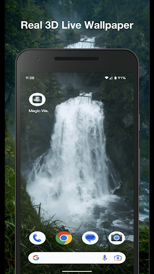 Magic Waterfall Live Wallpaper Screenshot 2