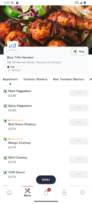 Blue Tiffin Newton Screenshot 2