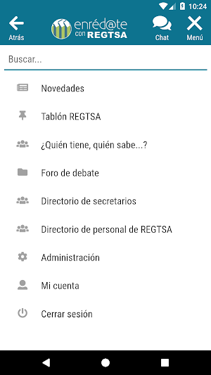 Enrédate con REGTSA Screenshot 1
