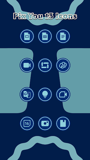 Pix You 13 Sapphire Icons Screenshot 1
