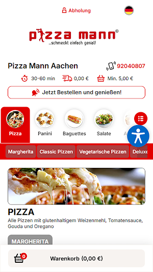 Pizza Mann Germany Screenshot 2