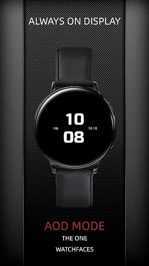 Large Weather LCD ZKin Watch Screenshot 2