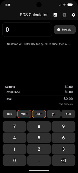 POS Calculator Screenshot 0