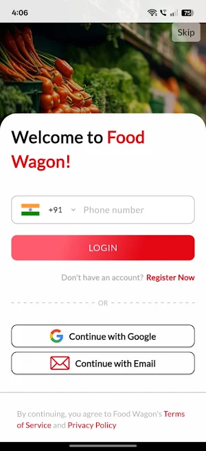 Food Wagon - Online Food App Screenshot 0