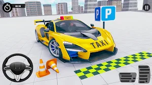 Taxi Car Parking Games: Modern Car Drive Screenshot 1