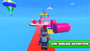 Fall Game 3D Endless Adventure Screenshot 0