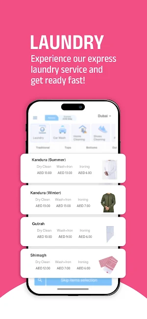 Washey :Home Service & Laundry Screenshot 1