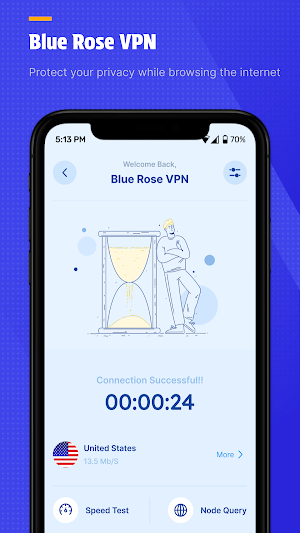 Blue Rose VPN Screenshot 0
